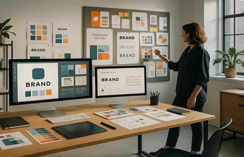 The Strategic Partner: Modern Graphic Design Studio for Corporate Identity